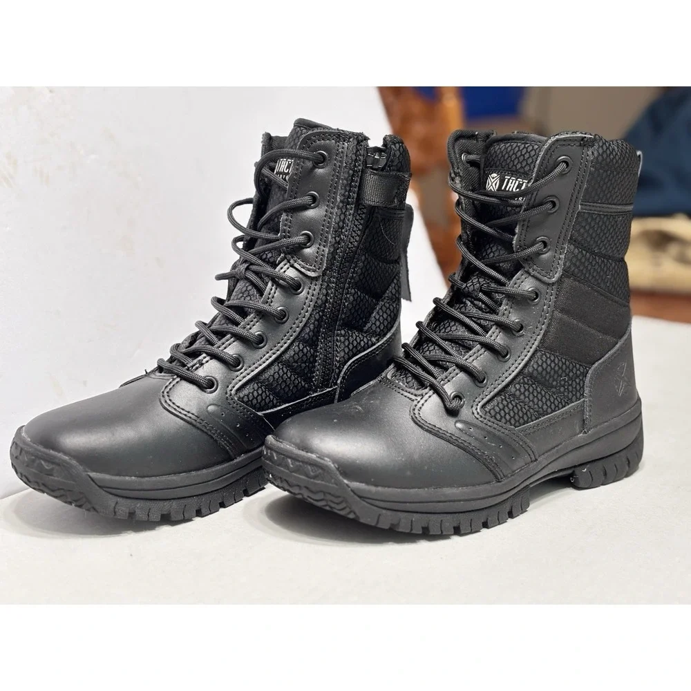Tactical Performance Hawk Women's 7.5B Black Combat Boots 158805 Police Military